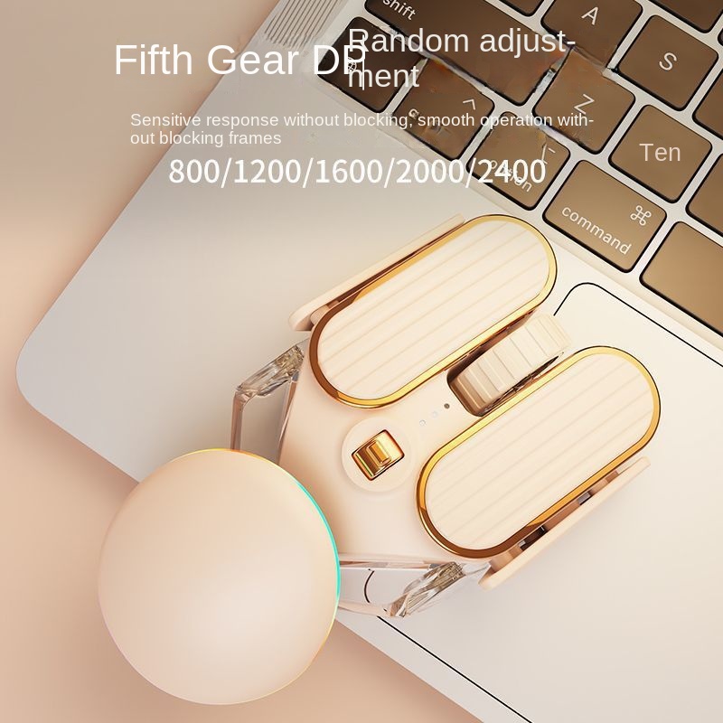 Újdonság: Cherish Her Sweet Style - Limitált kiadású Lucky Rabbit vezeték nélküli egér lányoknak, imádnivalóan ergonomikus, ajándék csuklótámasszal_voghion.com