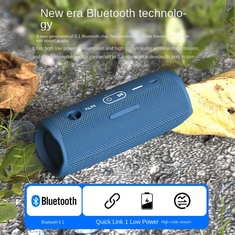 Haut-parleur Bluetooth portable - Basses puissantes de 30 W, Harman DSP, étanche, Bluetooth, chargement Type-C, prise en charge de la carte TF, couplage PartyBoost_voghion.com