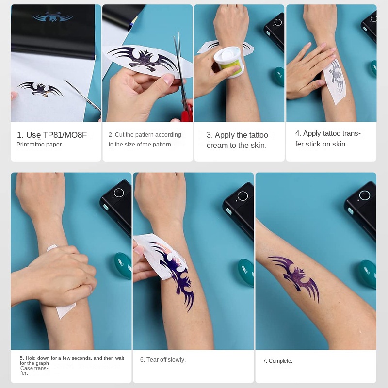 PhomemoA4/Letter Tattoo Transfer Paper Suitable for TP81/M08F/TP83 Thermal Tattoo Printer_voghion.com