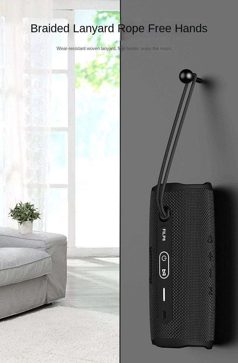 Haut-parleur Bluetooth portable - Basses puissantes de 30 W, Harman DSP, étanche, Bluetooth, chargement Type-C, prise en charge de la carte TF, couplage PartyBoost_voghion.com