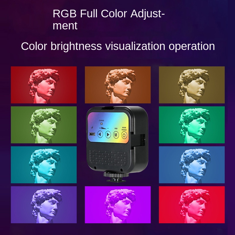 Kreativní RGB LED kapesní světlo – profesionální osvětlení pro fotografování a video s více než 3600 barvami a přenosným designem_voghion.com